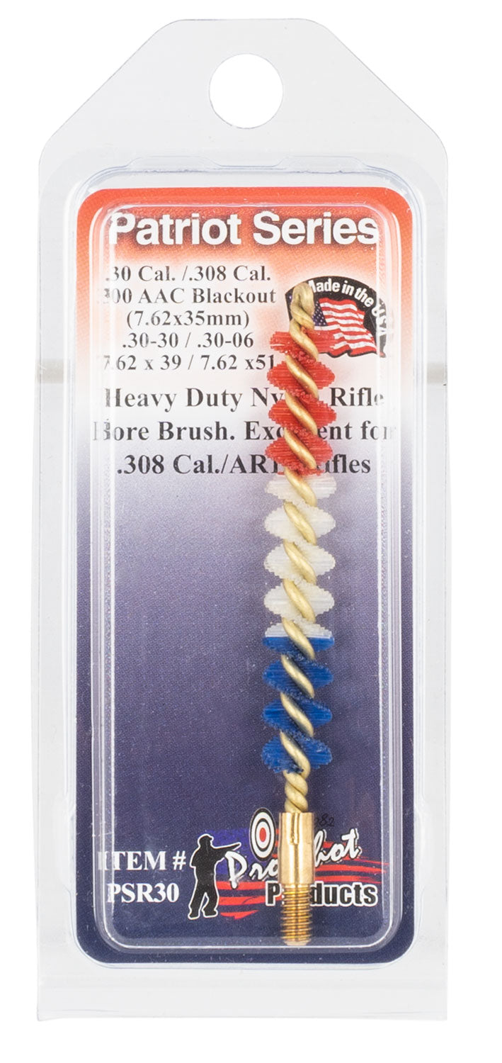 Pro-Shot PSR30 Patriot Series .30 Cal/.308/7.62mm Rifle Bore Brush Brass Core #8-32 Thread
