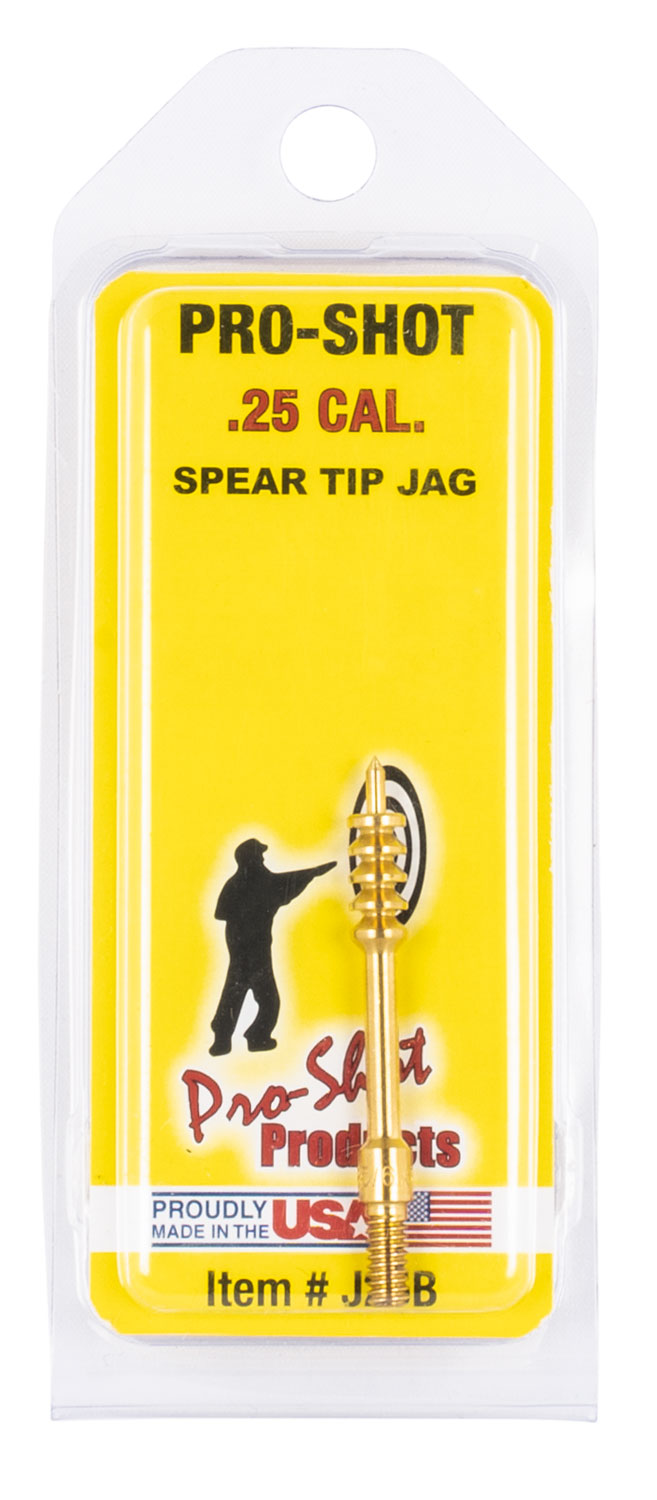 Pro-Shot J25B .25 Cal .26 Cal Rifle Pistol Brass Cleaning Jag Spear Tip #8-32 Thread