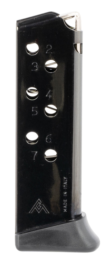 Mec-Gar Standard 32 ACP 7-Round Blued Mag with Finger Rest for Walther PPK