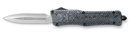 CobraTec CTK-1 Large OTF 3.75" Dagger D2 Steel Plain Blade Carbon Fiber Handle Includes Glass Breaker & Pocket Clip