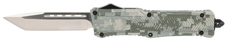CobraTec CTK-1 Large OTF 3.75" Tanto D2 Steel Plain Blade Army DigiCamo Handle Includes Glass Breaker & Clip
