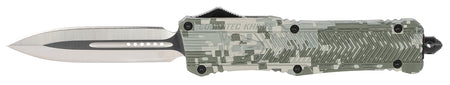 CobraTec CTK-1 Large OTF 3.75" Dagger D2 Steel Plain Blade Army DigiCamo Handle Includes Glass Breaker & Clip