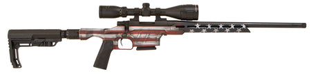 Howa HMXL65GUSA M1500 Mini Excel Lite 6.5 Grendel 5+1 20" TB American Flag Cerakote Black Folding HTI Excl Lite Chassis Stock