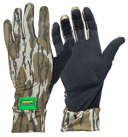 Primos PS6678 Mossy Oak Original BottomLand Lightweight Stretch Fit Neoprene Gloves One Size