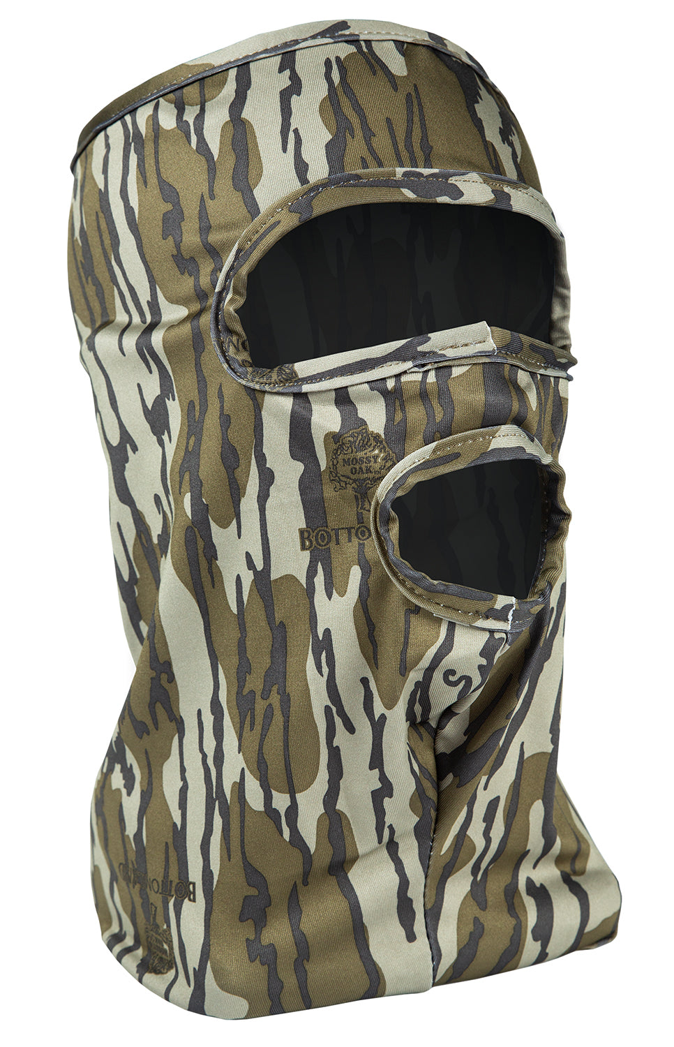Primos PS6665 Mossy Oak BottomLand Neoprene Three-Quarter Face Hunting Mask