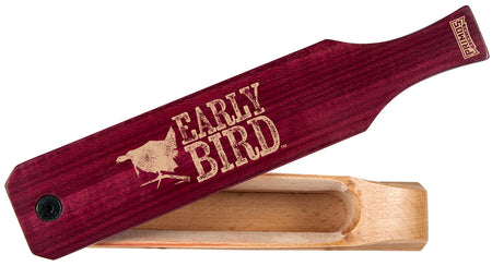 Primos PS2961 Early Bird Box Call - Turkey Hen Sounds, Purple Heart & Walnut