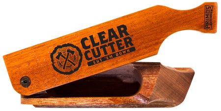 Primos PS244 Clear Cutter Box Turkey Call - Mahogany/Walnut Pre-Tuned