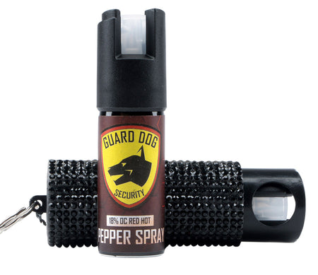 Guard Dog Bring It On Black OC Pepper Keychain Spray 0.50 oz