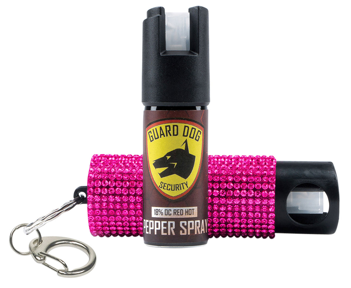 Guard Dog Bring It On Pink OC Pepper Keychain Spray 0.50 oz