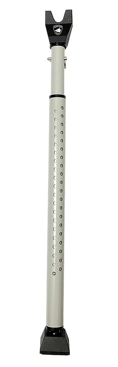 Guard Dog DoorKeeper White Steel Adjustable Security Bar for Hinged & Sliding Doors