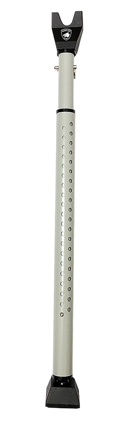 Guard Dog DoorKeeper White Steel Adjustable Security Bar for Hinged & Sliding Doors