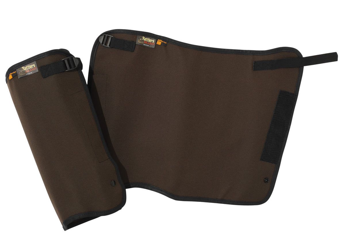 Boyt Rattlers Snake Proof Gaiters 1000D Nylon Brown Husky Model 21" Calf Adjustable
