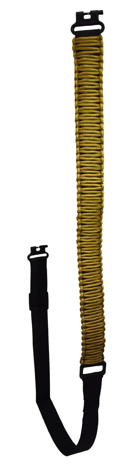Outdoor Connection Paracord Express Sling Coyote Brown Black 46" OAL w/Tri-Glide
