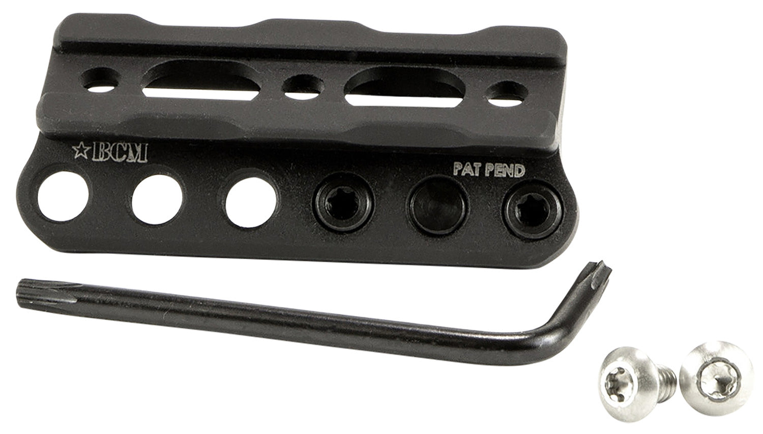 BCM SLMKM Modular KeyMod Scout Light Mount Ambidextrous Black Aluminum
