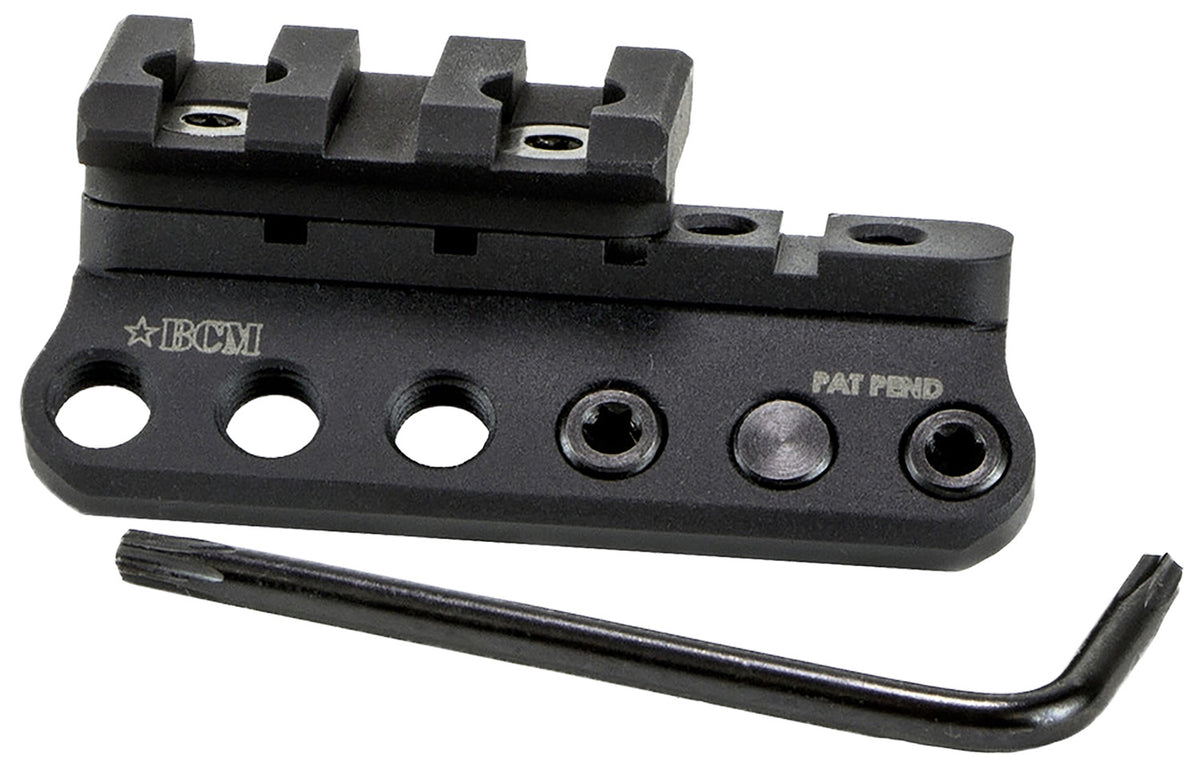 BCM 1913LMKM BCMGunfighter 1913 Picatinny/KeyMod Weapon Light Modular Mount Black Aluminum