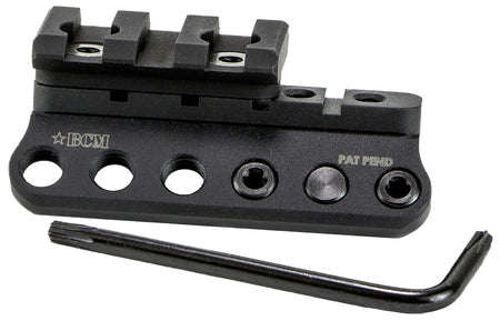 BCM 1913LMKM BCMGunfighter 1913 Picatinny/KeyMod Weapon Light Modular Mount Black Aluminum