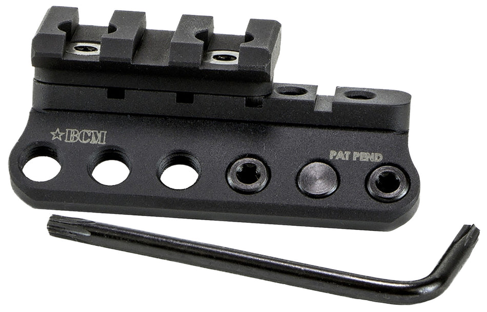 BCM 1913LMKM BCMGunfighter 1913 Picatinny/KeyMod Weapon Light Modular Mount Black Aluminum