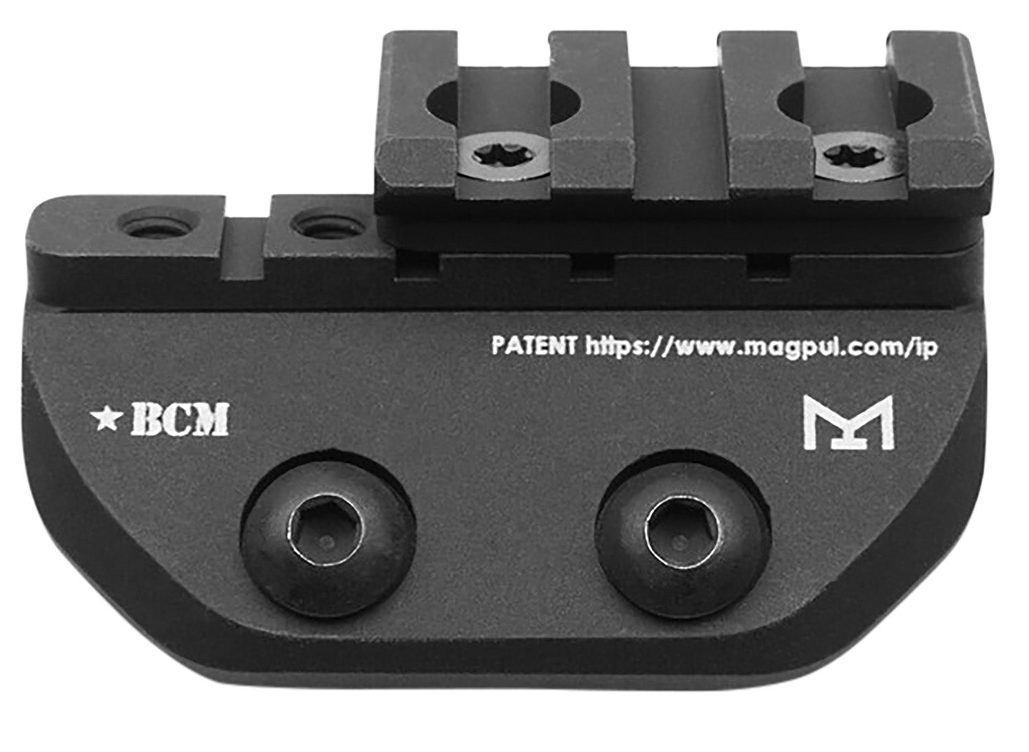 BCM 1913LMMCMR Gunfighter Modular M-LOK Light Mount Surefire Scout Compatible 1913 Rail Black Aluminum