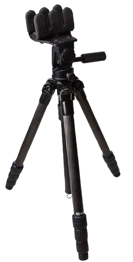Kopfjager KJ85002K K800 Carbon Fiber Shooting Tripod with Reaper Grip 360 Pan/Tilt