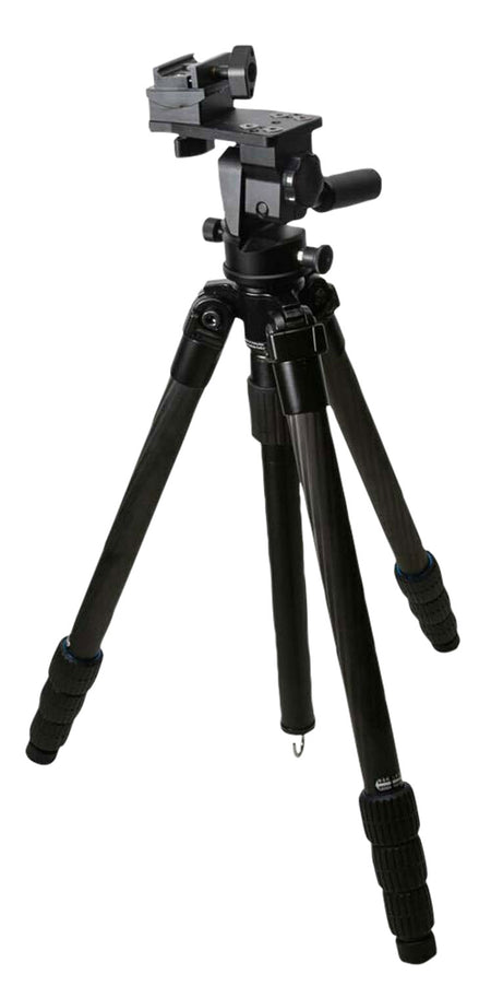 Kopfjager KJ85004K K800 Carbon Fiber Shooting Tripod with Reaper Rail Pan/Tilt