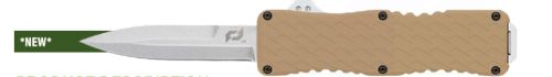 Schrade Uproar 3 Inch D/A OTF D2 Bayonet Point FDE and SS