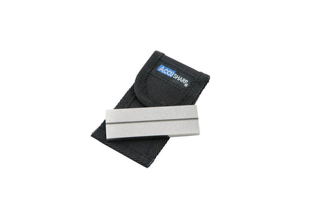 AccuSharp 027C Diamond Pocket Stone Coarse/Fine Sharpener with Belt Loop Pouch