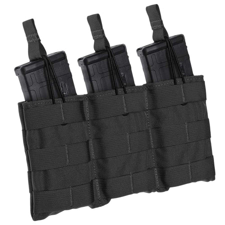 Tacshield Speed Load Triple Rifle Mag Pouch T3508BK Black MOLLE