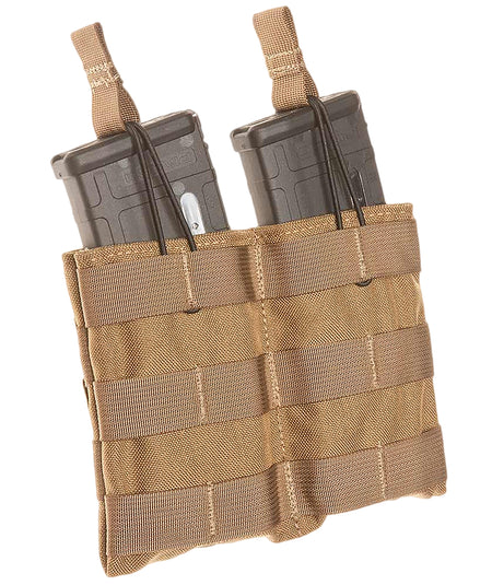 Tacshield Speed Load Double Rifle Mag Pouch T3507CY Coyote MOLLE