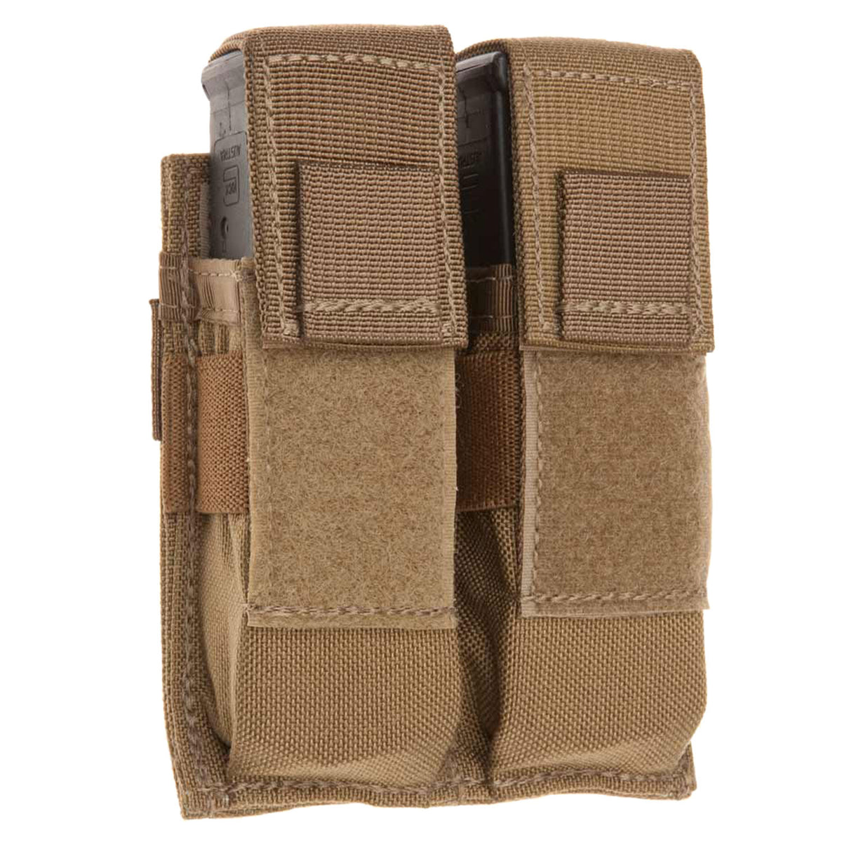 Tacshield T3602CY Coyote Universal Double Pistol MOLLE Magazine Pouch 1000D Nylon