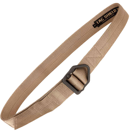Tacshield Tactical Riggers Belt T32SMTN Coyote 30-34" 1.75" Wide Rigger Buckle Closure