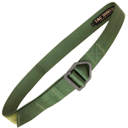 Tacshield OD Green Tactical Rigger Belt XL 42"-46" 1.75" Wide Drop Forged Steel Buckle