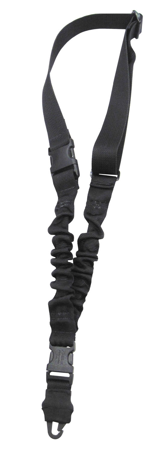 Tacshield T6010BK Shock Sling Black 1.25" Webbing Single-Point Rifle Shotgun