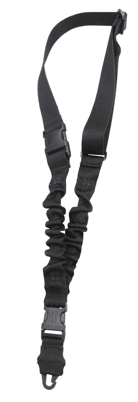 Tacshield T6010BK Shock Sling Black 1.25" Webbing Single-Point Rifle Shotgun
