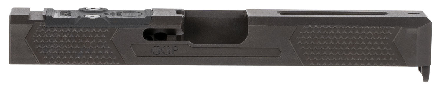 Grey Ghost GGP173OCV4 GGP17 V4 Glock 17 Gen3 Optic Ready Slide 17-4 Stainless Black Nitride Finish