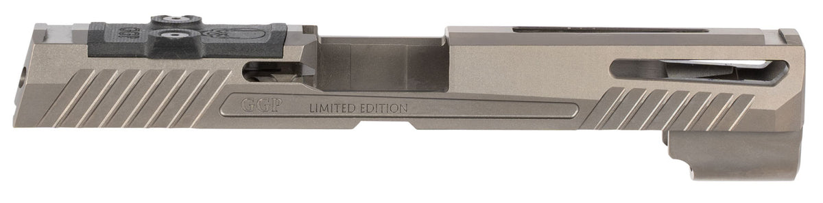 Grey Ghost GGP320FGRY1 GGP320 Full Size V1 Slide for Sig P320 416 Stainless Gray DLC Finish