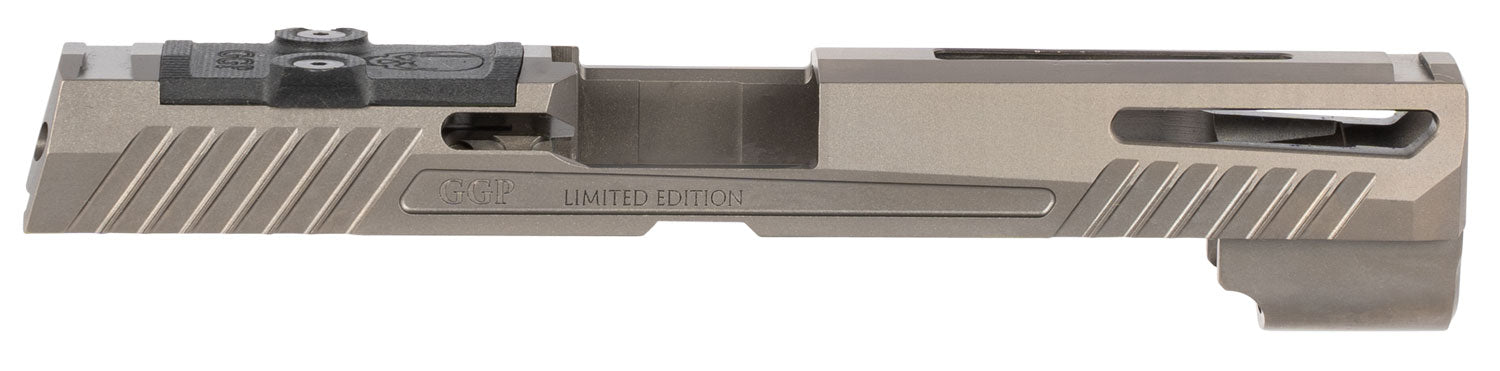 Grey Ghost GGP320FGRY1 GGP320 Full Size V1 Slide for Sig P320 416 Stainless Gray DLC Finish