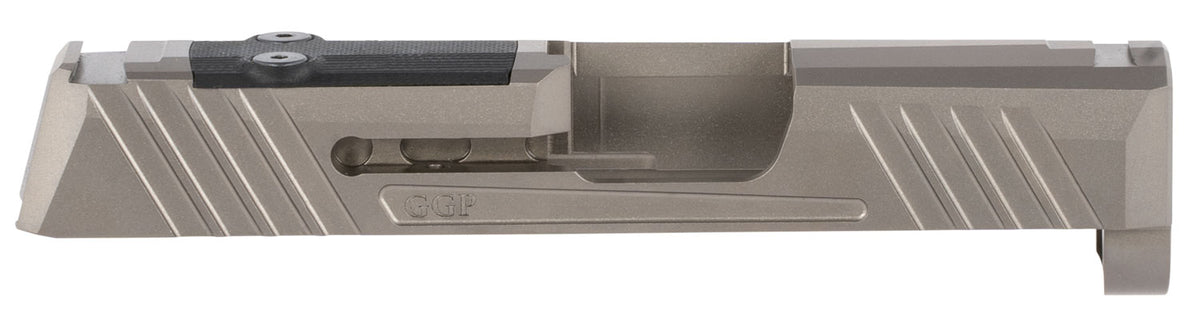 Grey Ghost GGP365GRY1 GGP365 V1 Sig P365 Slide Shield RMS-C/RomeoZero Ready Gray DLC Stainless Steel