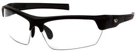 Pyramex VGSB310T Venture Gear Tensaw Clear Lens Polycarbonate Safety Glasses Anti-Fog Black Frame