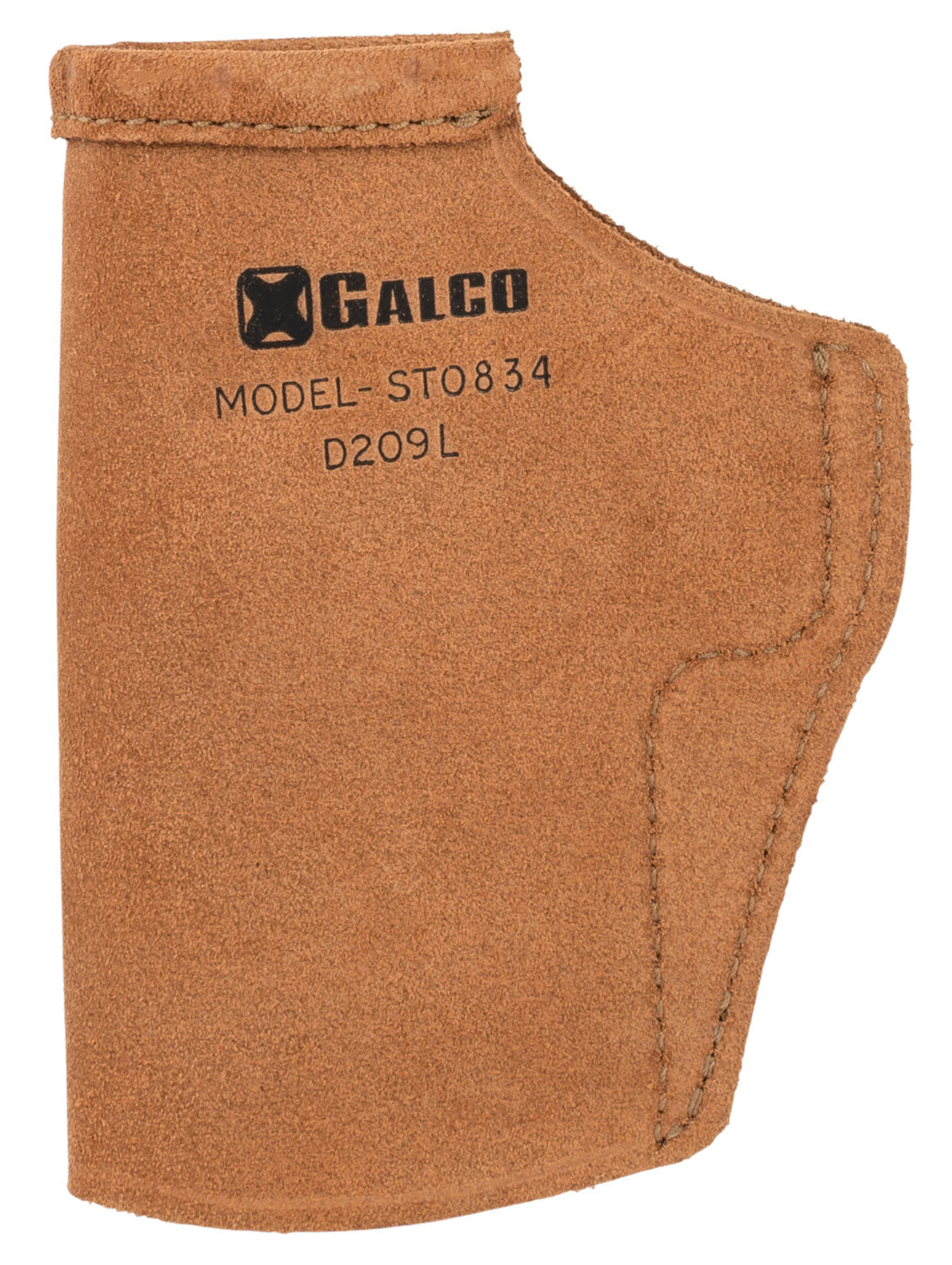 Galco Stow-N-Go IWB Holster STO834 - Glock 48/48 MOS/S&W M&P Shield EZ 9mm, Natural Leather, Right Hand