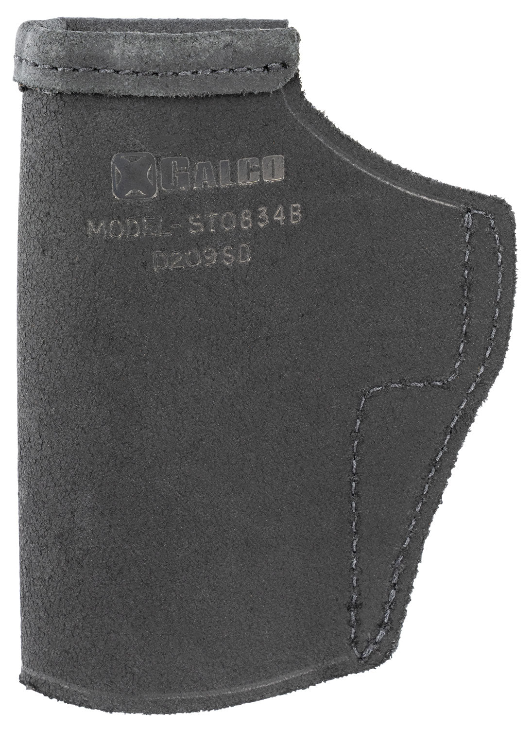 Galco Stow-N-Go IWB Holster STO834B - Glock 48/48 MOS/S&W M&P Shield EZ 9mm, Black Leather, Right Hand