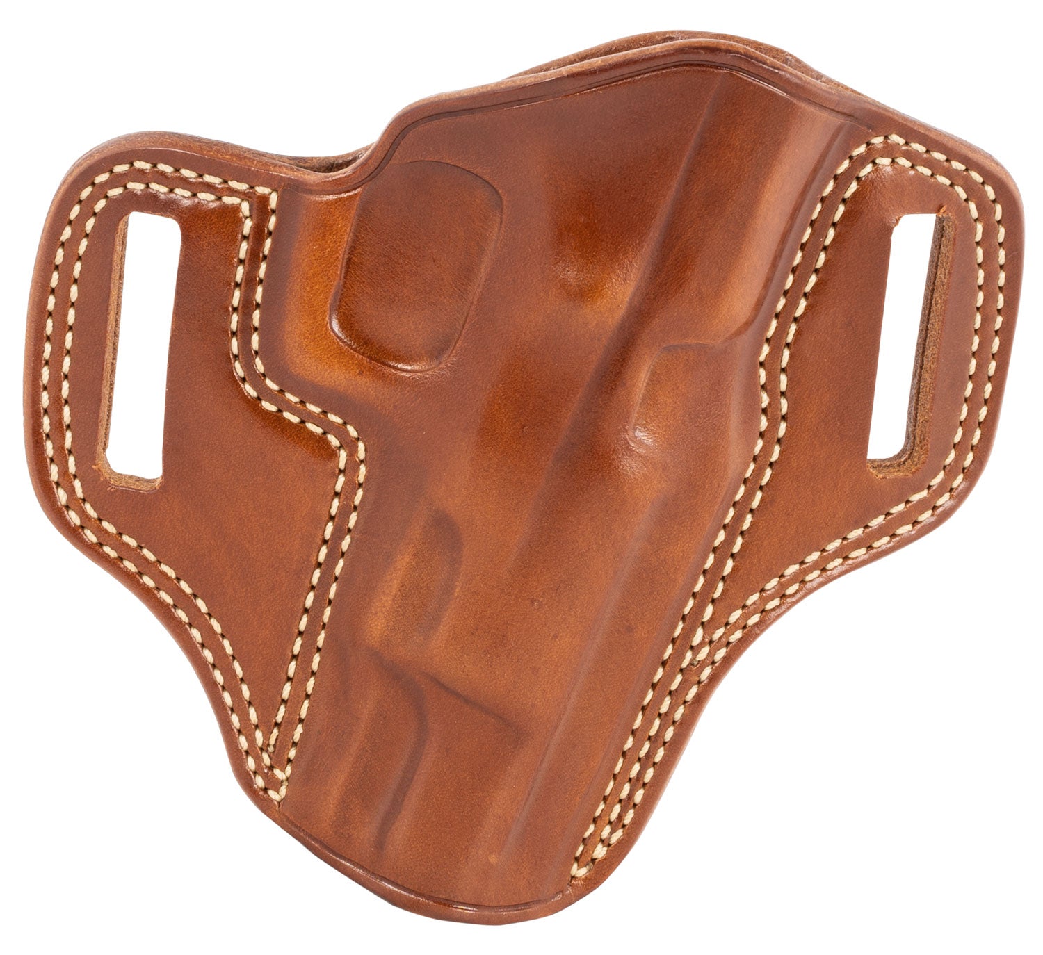 Galco Combat Master OWB Belt Holster CM222 - CZ 75B, Tan Leather, Right Hand