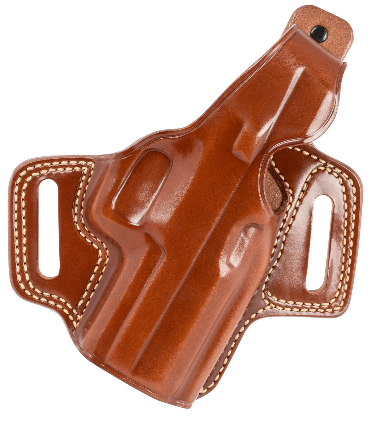 Galco Fletch OWB Belt Holster FL822 - Sig P320 Compact/P320X Compact/M18, Tan Leather, High Ride, Right Hand