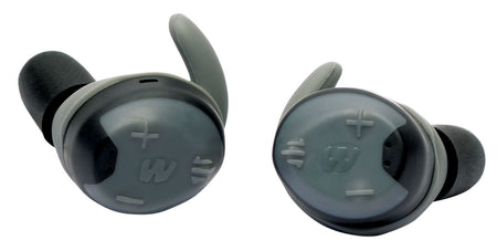 Walker's Silencer 2.0 R600 26 dB Rechargeable Electronic In-the-Ear Earbuds Gray