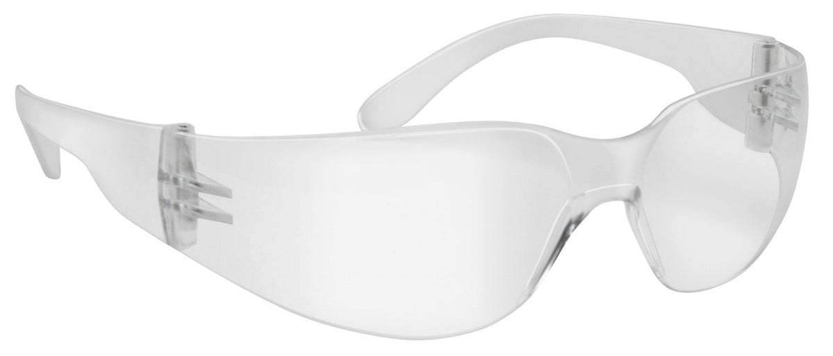 Walker's Clearview Adult Sport Glasses - Clear Lens with Clear Wraparound Frame