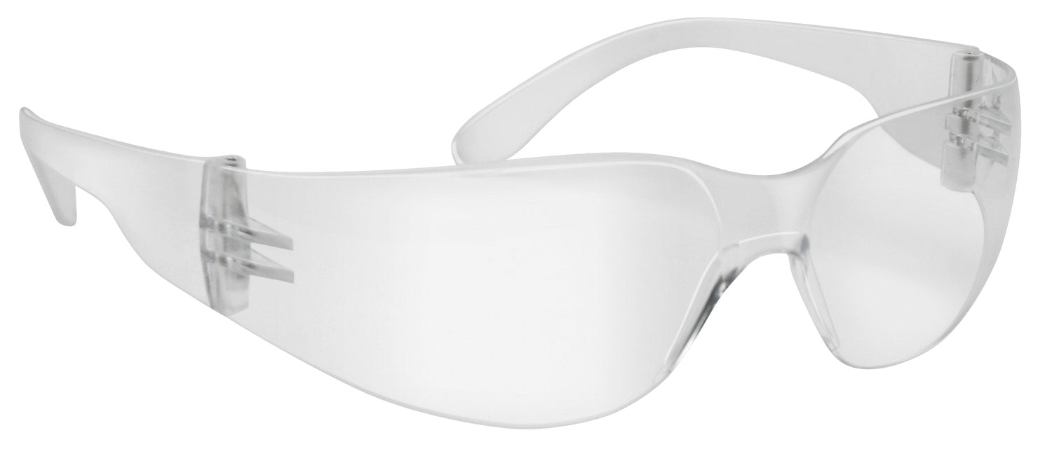 Walker's Clearview Adult Sport Glasses - Clear Lens with Clear Wraparound Frame