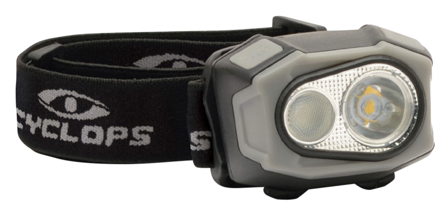 Cyclops CYCHL4X eFlex 400 Rechargeable Headlamp 4-Color Cree LED 400 Lumens High/Med/Low/SOS Black