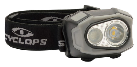 Cyclops CYCHL4X eFlex 400 Rechargeable Headlamp 4-Color Cree LED 400 Lumens High/Med/Low/SOS Black