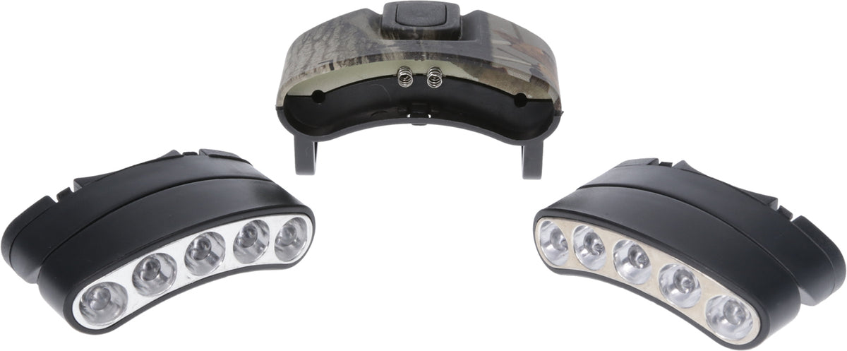 Cyclops CYCHCDTWGN Orion Tilt 30-Lumen Green/White LED Camo Clip-On Hat Light