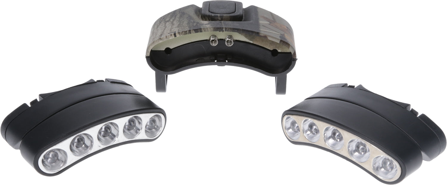 Cyclops CYCHCDTWGN Orion Tilt 30-Lumen Green/White LED Camo Clip-On Hat Light