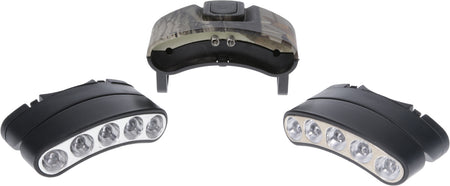Cyclops CYCHCDTWGN Orion Tilt 30-Lumen Green/White LED Camo Clip-On Hat Light